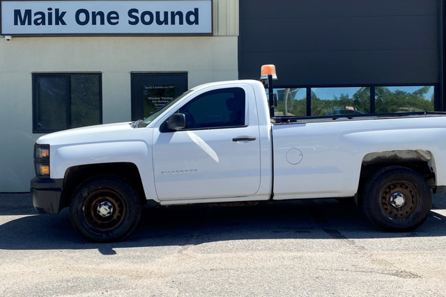 Chevrolet 2014 Silverado with professional window tint in North Bay
